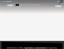 Tablet Screenshot of hodel.cl
